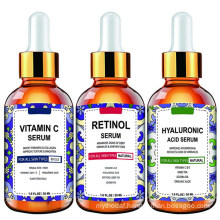 OEM/ODM Vitamin C Serum, Retinol Serum, Hyaluronic Acid Serum Set for All Skin